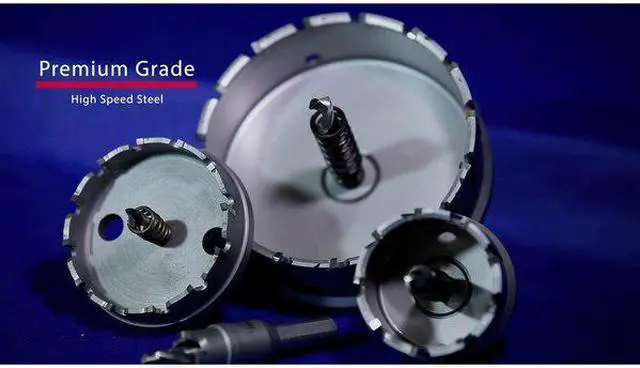 Alt view image 6 of 9 - Drill America CTH3500 Carbide-Tipped CTH 3-1/2" Carbide Tipped Hole Cutter, 1" Depth of Cut