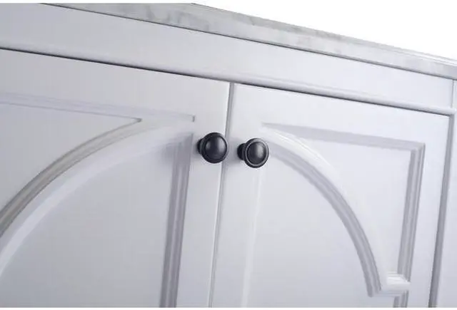 Alt view image 7 of 10 - Odyssey - 30 - White Cabinet + Pure White Phoenix Stone Countertop