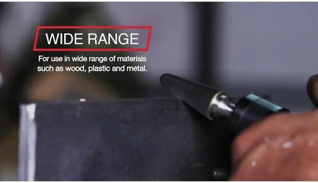 Alt view image 9 of 9 - Drill America DUL Series Solid Carbide Bur, Double Cut, SG5 Tree - Pointed End, 1/4" Shank, 1/2" Head Diameter, 1" Cutting Length, 6" Overall Length (Pack of 1)