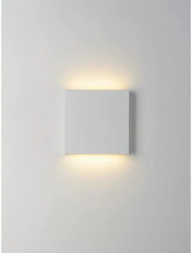 Alt view image 3 of 3 - ET2 E23212-WT Brik 2-Light 4.75" Wide White Outdoor Wall Sconce