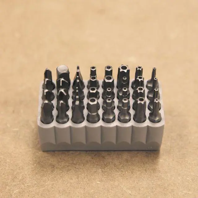 Alt view image 7 of 9 - KLEIN TOOLS 32525 Hex/Torx Bit Set,Pieces 32