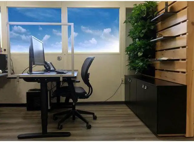 Alt view image 3 of 5 - Ghent Desktop Acrylic Protection Screen, 24.25x1x29.25 DPSC2429A