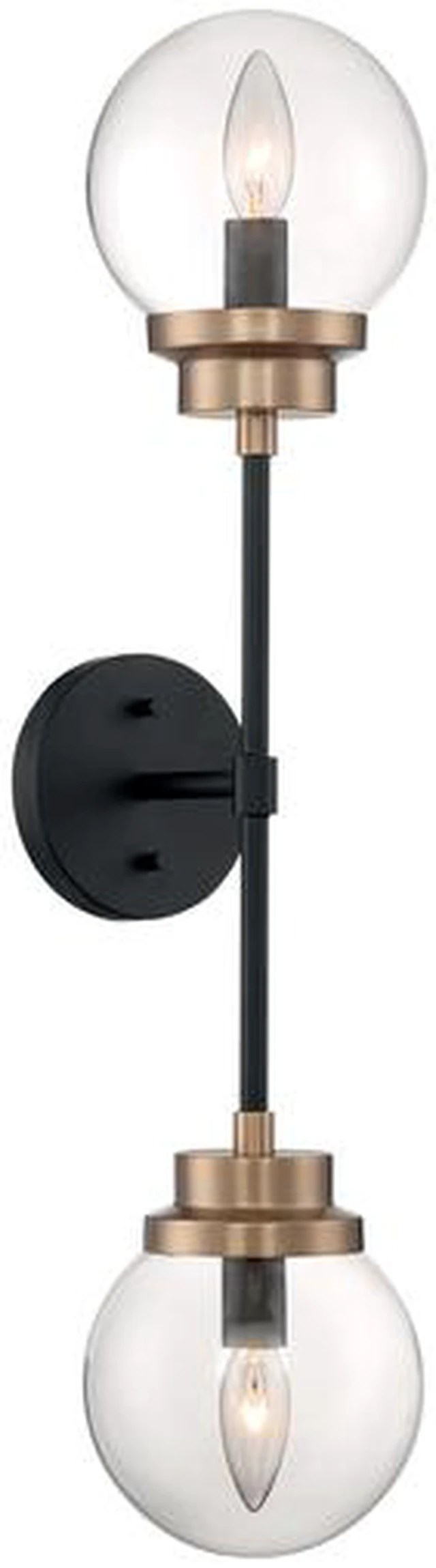 Alt view image 2 of 4 - NUVO 60/7122 Fixture, Indr Sconce, 2-Lght, Incandescent, 60W, 120V, B10,