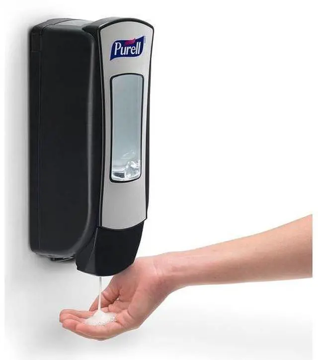 Alt view image 9 of 10 - Purell 880403CT Instant Hand Sanitizer Refill, 1200mL, FragranceFree, 3/Carton, 1 Carton