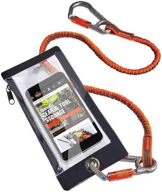 Alt view image 2 of 5 - ERGODYNE 3760P Plus Clear Phone Pouch and Trap