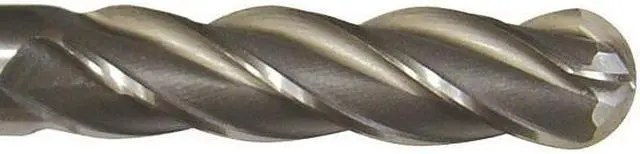 Alt view image 4 of 6 - Drill America DWCF Series High-Speed Steel End Mill, Polished Finish, 4 Flute, Ball End, 3/4" Cutting Length, 3/8" Cutting Diameter, 2-9/16" Length, 3/8" Shank (Pack of 1)