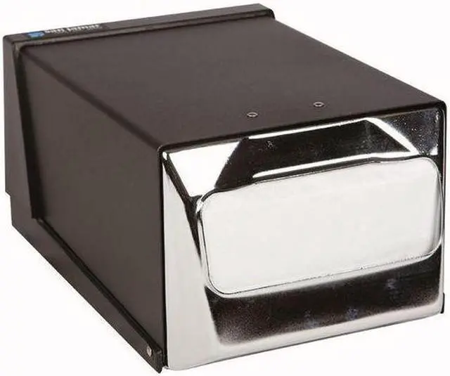 Alt view image 2 of 5 - ZORO SELECT H3001BKC Plastic, Steel,Color Black, Chrome,300