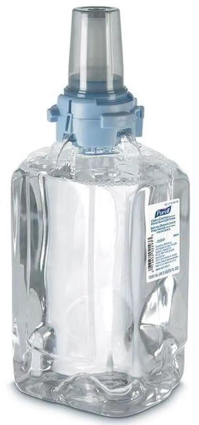 Alt view image 7 of 10 - Purell 880403CT Instant Hand Sanitizer Refill, 1200mL, FragranceFree, 3/Carton, 1 Carton