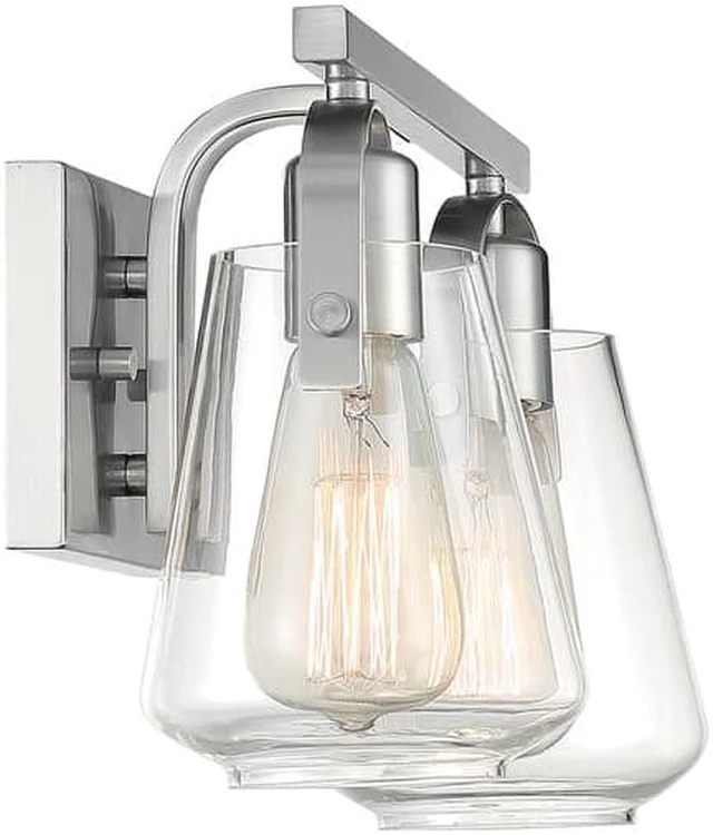 Alt view image 4 of 4 - NUVO 60/7112 Fixture, Vanity, 2-Light, Incandescent, 60W, 120V, A19, Medium