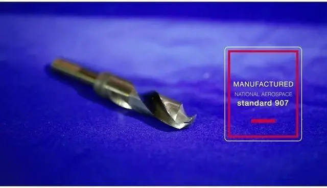 Alt view image 5 of 9 - Drill America D/ACO3/8X41/64 3/8" Reduced Shank Cobalt Silver and Deming Drill Bit, 41/64"