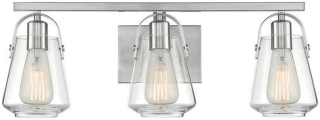 Alt view image 3 of 4 - NUVO 60/7113 Fixture, Vanity, 3-Light, Incandescent, 60W, 120V, A19, Medium