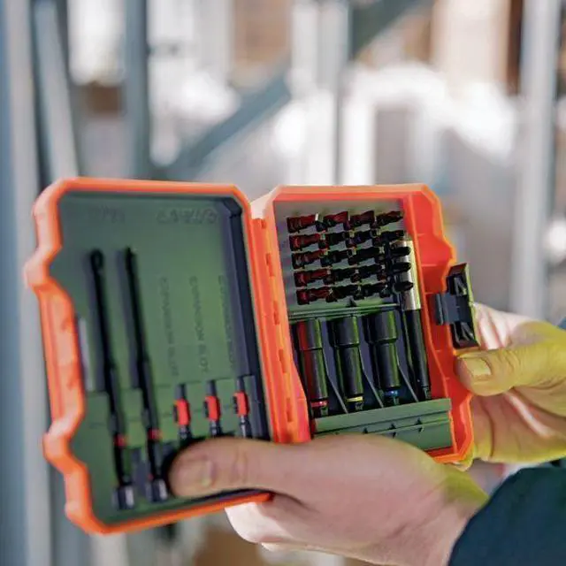 Alt view image 5 of 8 - Klein Tools Pro Impact Power Bit Set 26 Pcs. - 32799