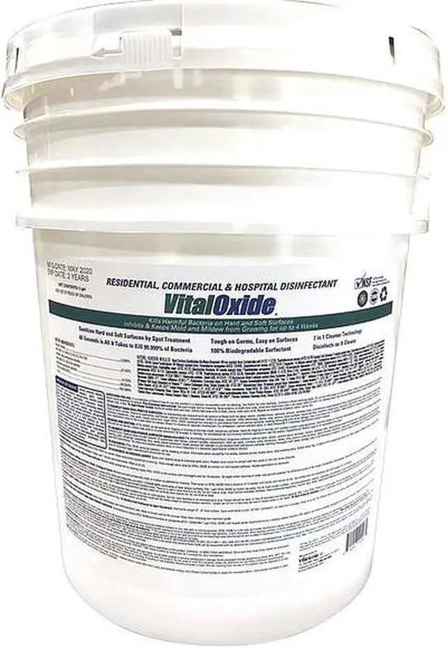 Alt view image 3 of 3 - Vital Oxide Mold Mildew Remover,Unscented,5 gal.  82245