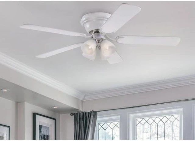 Alt view image 12 of 14 - Westinghouse Lighting 7232300 CONTEMPRA IV Indoor Ceiling Fan with Light, 52 Inch, WHITE