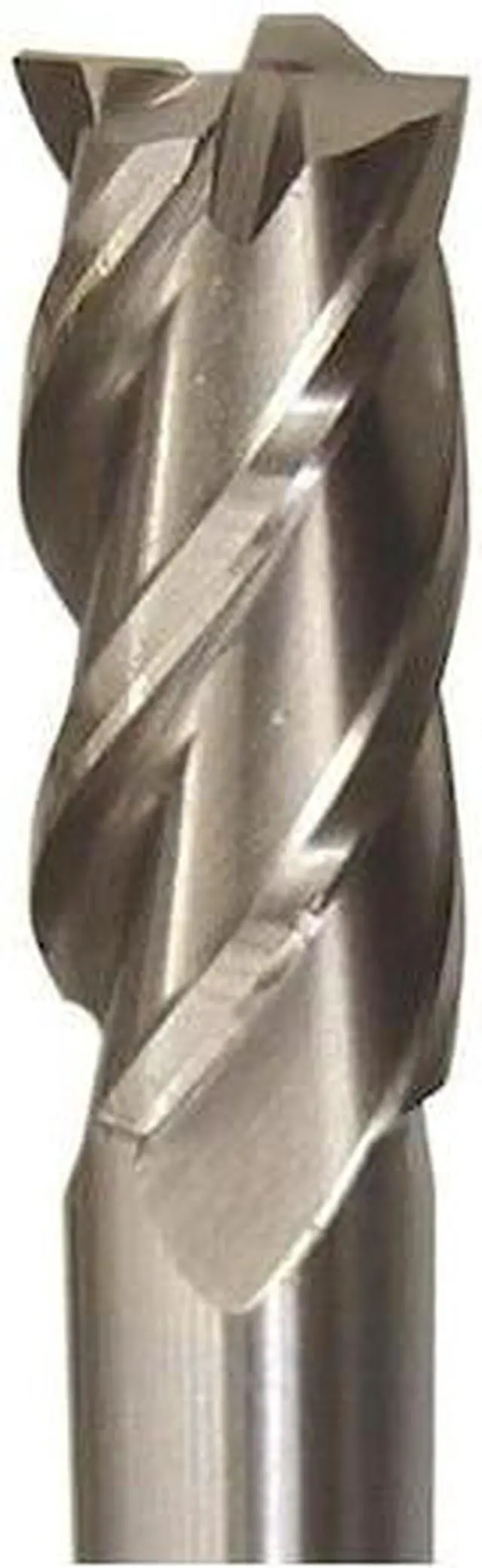 Alt view image 6 of 6 - Drill America DWCF Series High-Speed Steel End Mill, Polished Finish, 4 Flute, Square End, 2" Cutting Length, 1 1/4" Cutting Diameter, 4-1/2" Length, 1" Shank (Pack of 1)