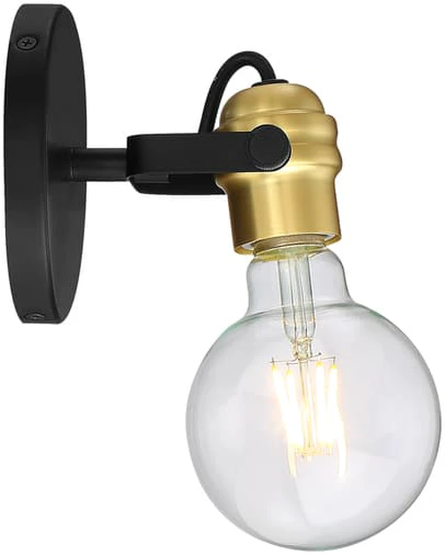 Alt view image 4 of 4 - NUVO 60/6981 Fixture, Indr Sconce, 1-Lght, Incandescent, 60W, 120V, A19, Medium