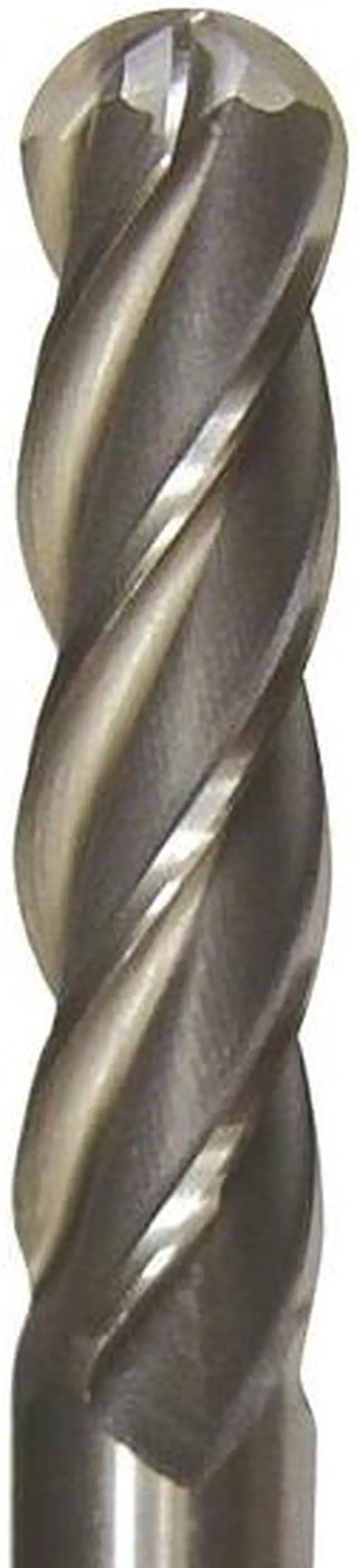 Alt view image 6 of 6 - Drill America DWCF Series High-Speed Steel End Mill, Polished Finish, 4 Flute, Ball End, 3/4" Cutting Length, 3/8" Cutting Diameter, 2-9/16" Length, 3/8" Shank (Pack of 1)