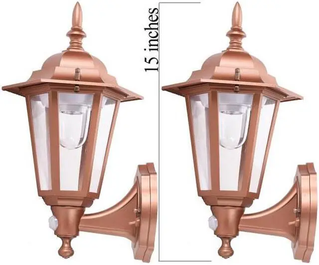 Alt view image 5 of 9 - MAXSA Innovations 46719-2PACK Battery-Powered Motion-Activated Plastic LED Wall Sconce, 2-Pack (Bronze)