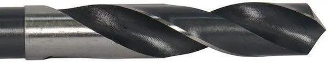 Alt view image 4 of 6 - Drill America 37/64in HSS 1/2 Reduced Shank Silver and Deming Drill Bit with 3-F