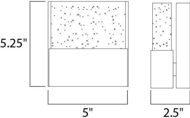 Alt view image 2 of 2 - ET2 E22755-89PC Fizz III 2-Light 5" Wide Polished Chrome Vanity Light