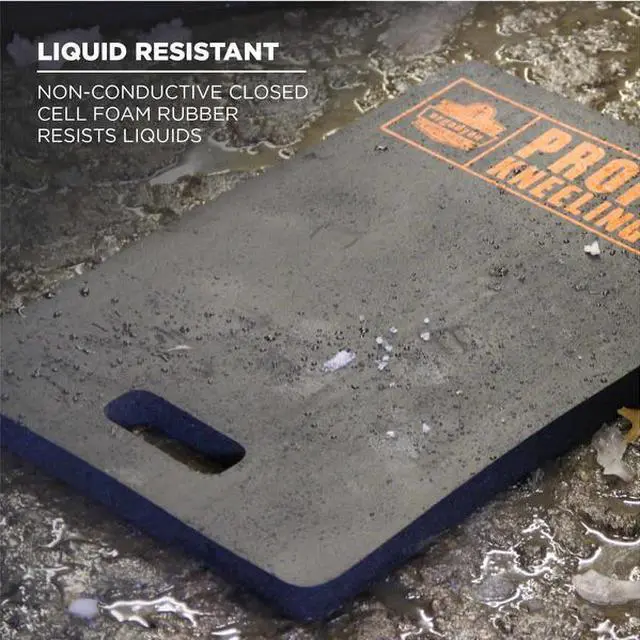 Alt view image 11 of 15 - Ergodyne 18380 Compact Kneeling Pad, Black - 14"x21"