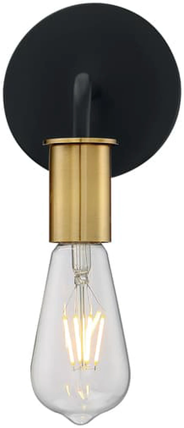 Alt view image 3 of 4 - NUVO 60/7341 Fixture, Indr Sconce, 1-Light, Incandescent, 100W, 120V, A19, Med