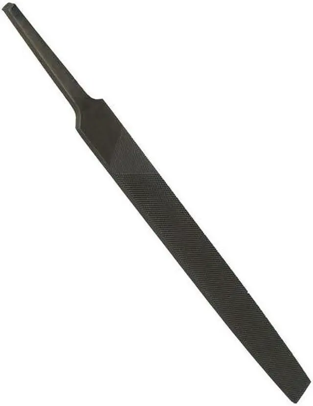 Alt view image 8 of 8 - Drill America DIC03981 American Pattern Second Cut DIC Series Qualtech Carbon Steel Flat File, 16" Length