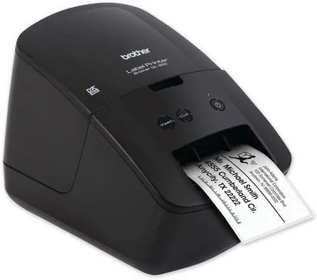 Alt view image 6 of 13 - Brother QL-600 Direct Thermal Printer Monochrome Desktop Label Print QL600