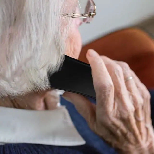 Alt view image 6 of 6 - big button phone for wall or desk with speaker and memory (black)