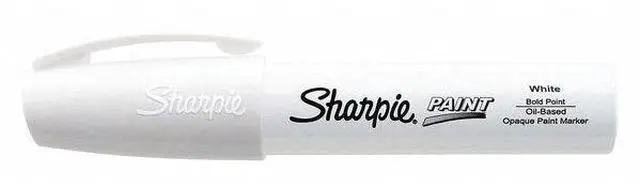 Alt view image 6 of 7 - Sharpie Paint Marker Wide Point White 35568