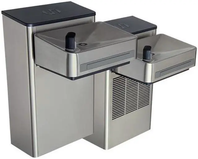 Alt view image 2 of 3 - HAWS 1202S Wall Mount Hi-Lo ADA Water Cooler