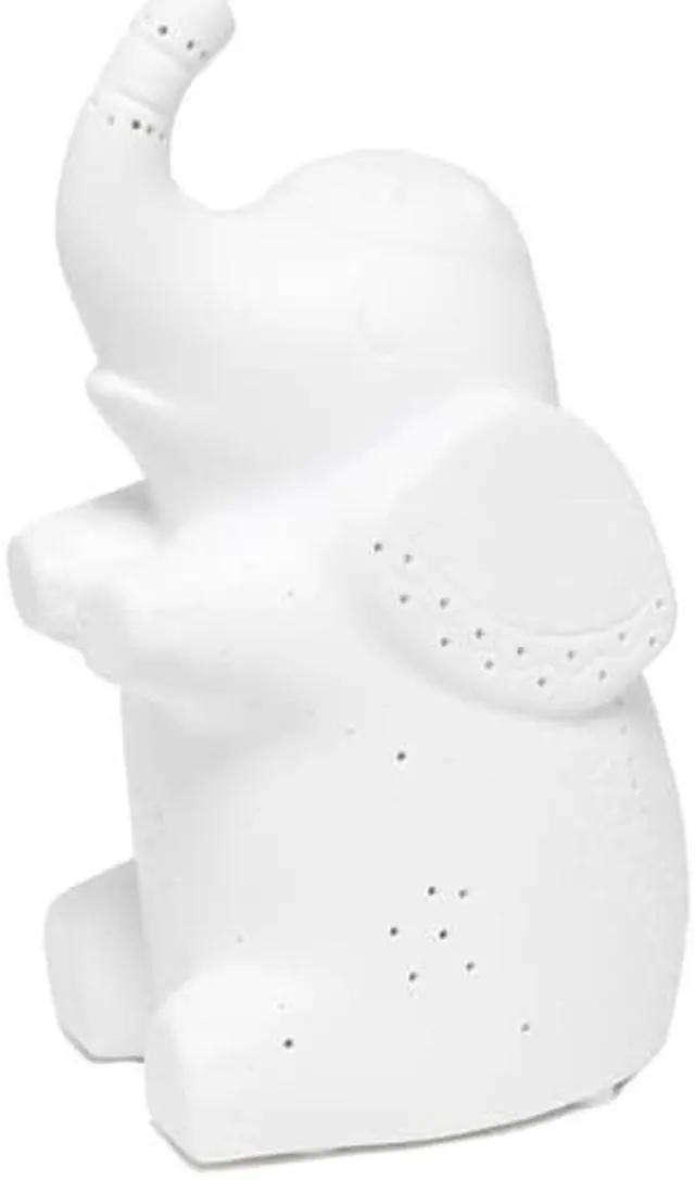 Alt view image 8 of 14 - Simple Designs Porcelain Elephant Shaped Table Lamp