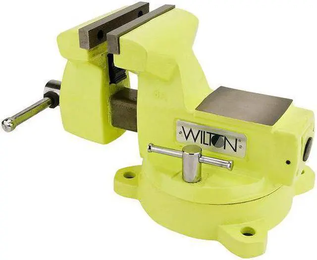 Alt view image 10 of 14 - 63187 1550, High-Visibility Safety Vise, 5 in. Jaw Width, 5-1/4 in. Jaw Opening
