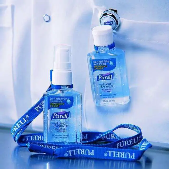 Alt view image 6 of 6 - PURELL 9608-24 Gear Retractable Clip For 2oz Hand Sanitizer Bottles, PK24