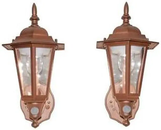 Alt view image 9 of 9 - MAXSA Innovations 46719-2PACK Battery-Powered Motion-Activated Plastic LED Wall Sconce, 2-Pack (Bronze)