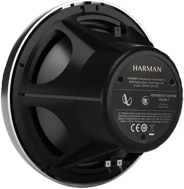 Alt view image 7 of 13 - INFINITY 1022MLT 10 MARINE SPEAKER TITANIUM