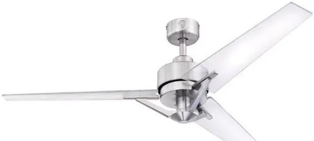 Alt view image 9 of 13 - Westinghouse Lighting 7225500 Julien, Modern Industrial Ceiling Fan with Remote Control, 54 Inch, Brushed Nickel Finish