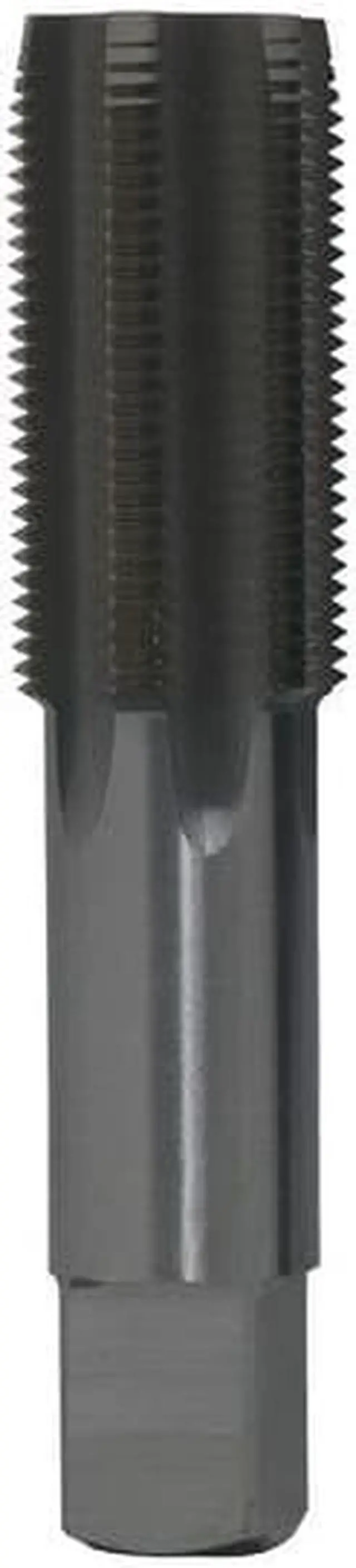 Alt view image 9 of 12 - Drill America POU1-1/4-7 1-1/4"-7" HSS Plug Tap and 1-7/64" HSS, 1/2" Shank Drill Bit, 8" Length