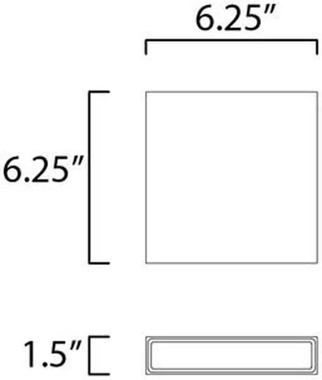 Alt view image 2 of 4 - ET2 E23214-WT Brik 2-Light 6.25" Wide White Outdoor Wall Sconce