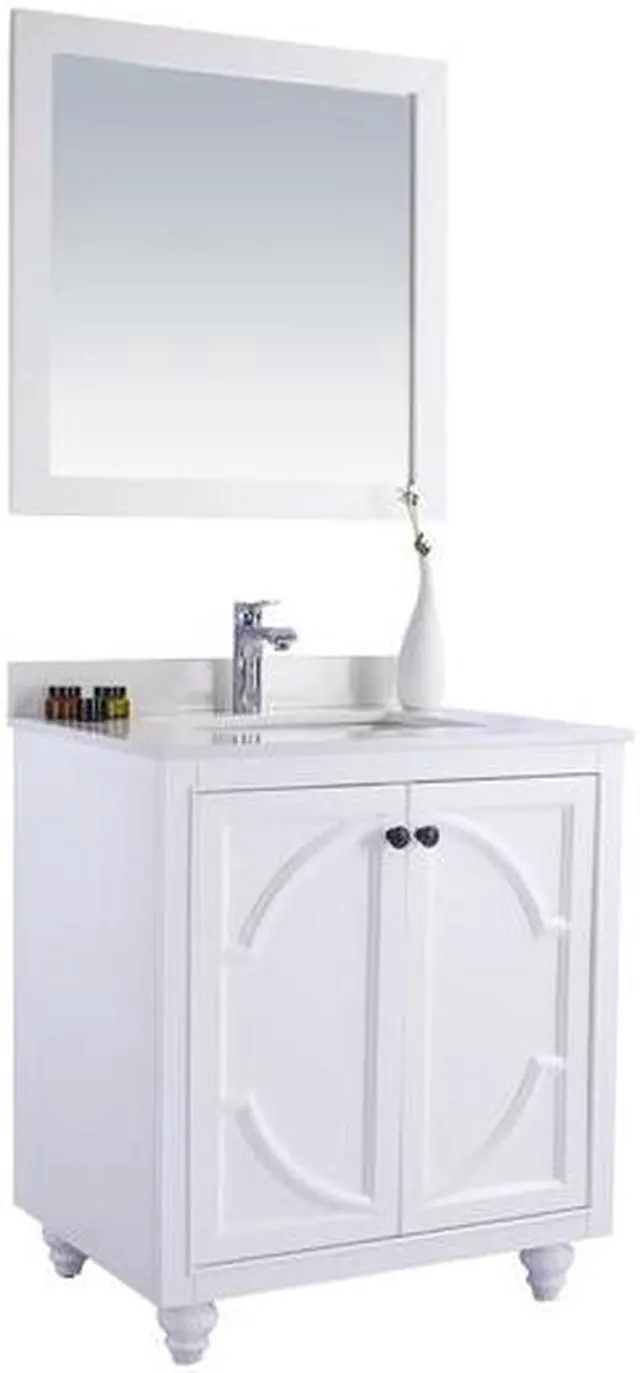 Alt view image 10 of 10 - Odyssey - 30 - White Cabinet + White Quartz Countertop