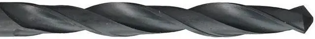 Alt view image 8 of 12 - Drill America 9/16in HSS Black Oxide Jobber Length Drill Bit
