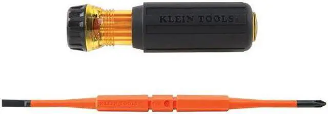 Alt view image 7 of 7 - KLEIN TOOLS 32288 8-in-1 Insulated Interchangeable Screwdriver Set
