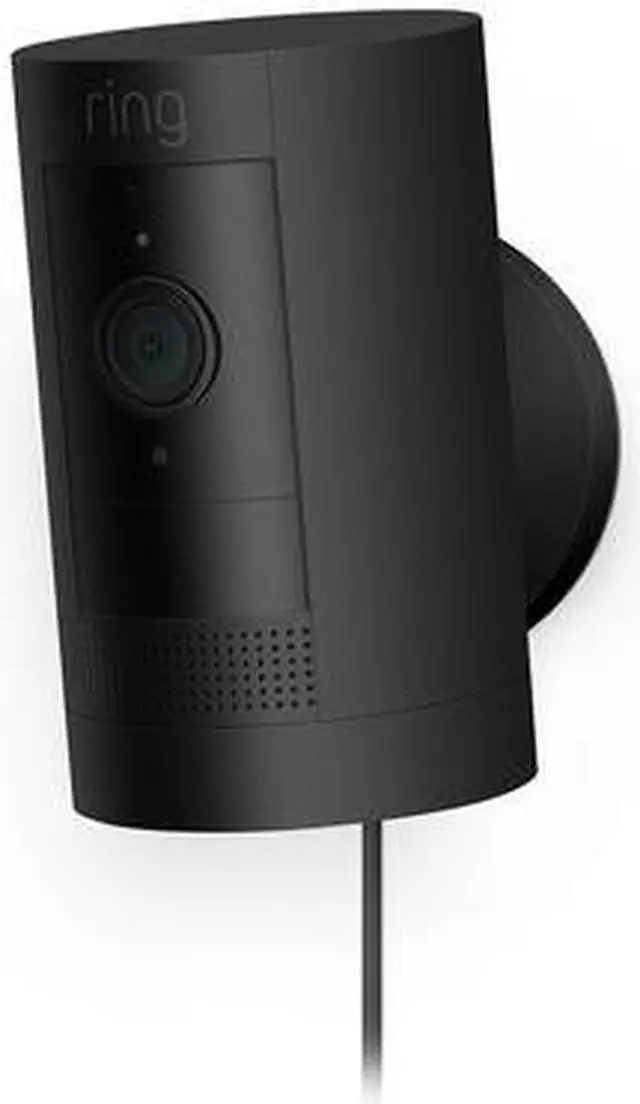 Alt view image 7 of 20 - Ring STICKCAM32BK Stick Up Cam Plug-In Security Camera - Black
