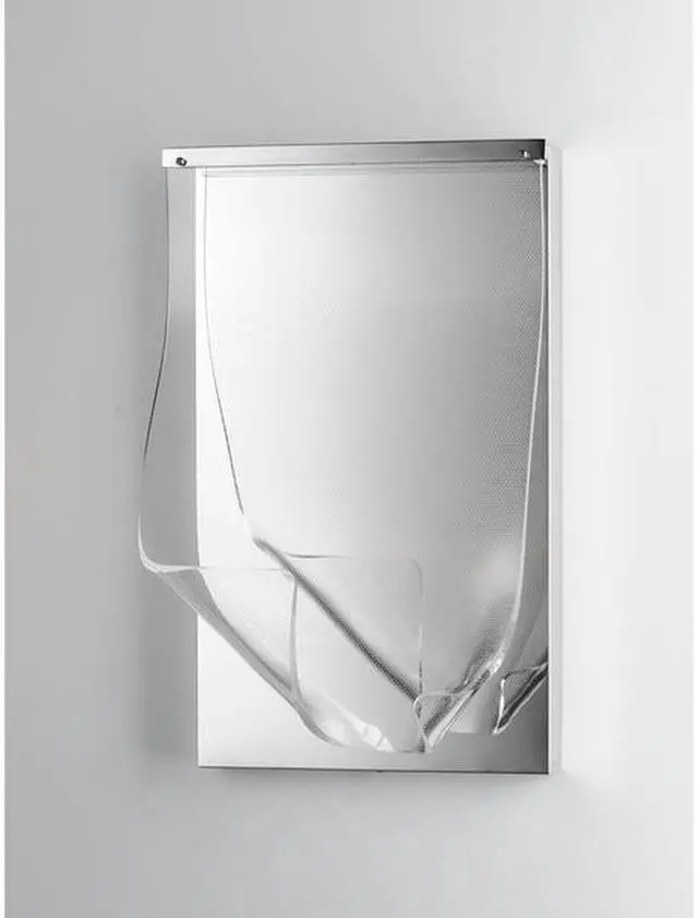 Alt view image 3 of 4 - ET2 E24871-133PC Rinkle 1-Light 10" Wide Polished Chrome Wall Sconce