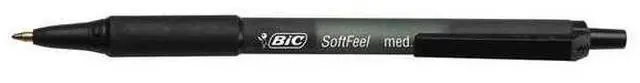 Alt view image 5 of 17 - BIC Soft Feel Retractable Ballpoint Pen Black 1mm Medium 36/Pack SCSM361BK
