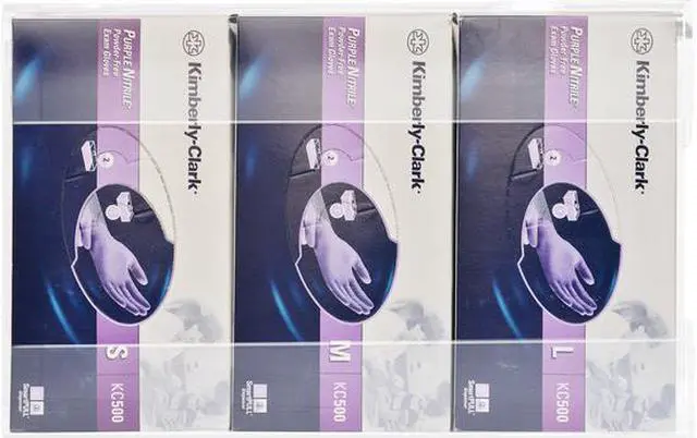 Alt view image 10 of 16 - Kantek KTKAH130 Glove Box Holder- Triple- 11in.x3-.50in.x14-.50in.- Clear