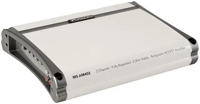 Alt view image 16 of 20 - Fusion Ms-Am402 2 Channel Marine Amplifier - 400W
