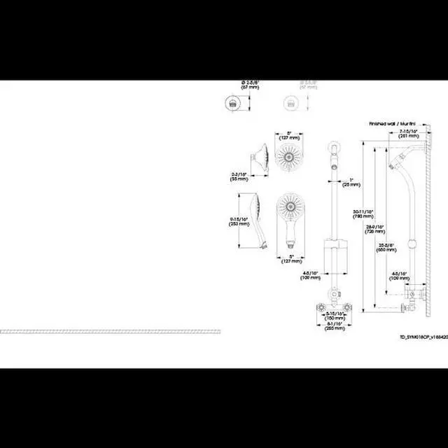 Alt view image 7 of 7 - KEENEY MFG SYM018CP Shower Faucet Kit, Polished Chrome, Wall