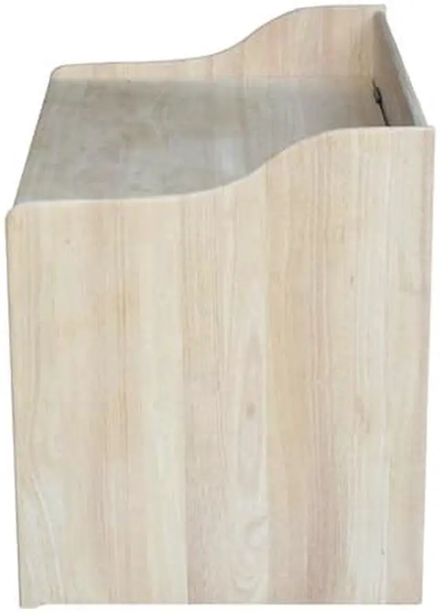 Alt view image 10 of 12 - International Concepts Juvenile Storage Box Unfinished - TC-929