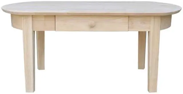 Alt view image 11 of 11 - International Concepts OT-5C Phillips Oval Coffee Table